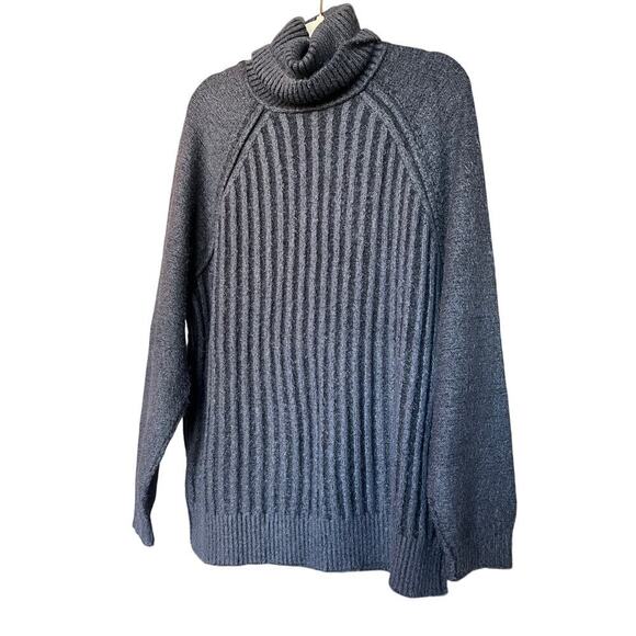 Free People Gray Big City Oversized Sweater size medium - Picture 2 of 6